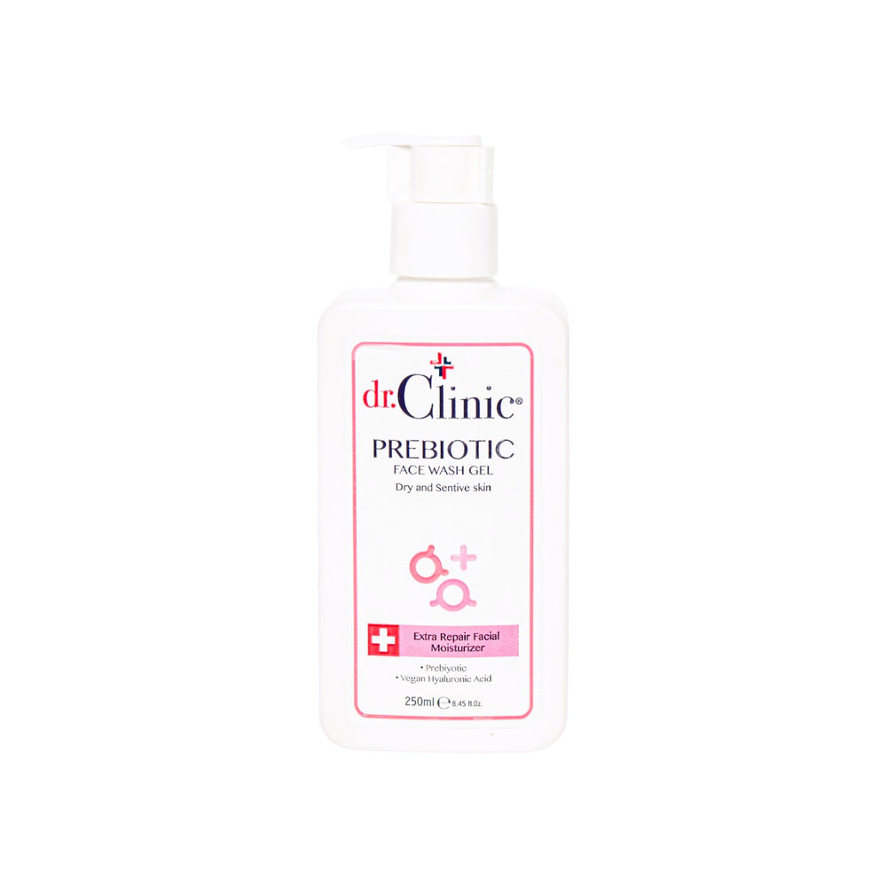 Prebiotic Face Wash Gel Cleanser For Dry And Sensitive Skin (Pink)