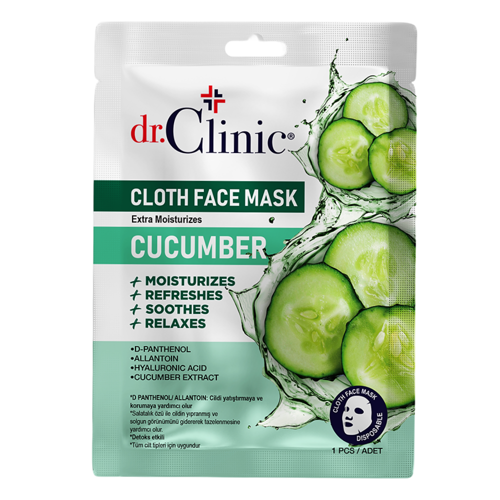 Cucumber Cloth Face Mask