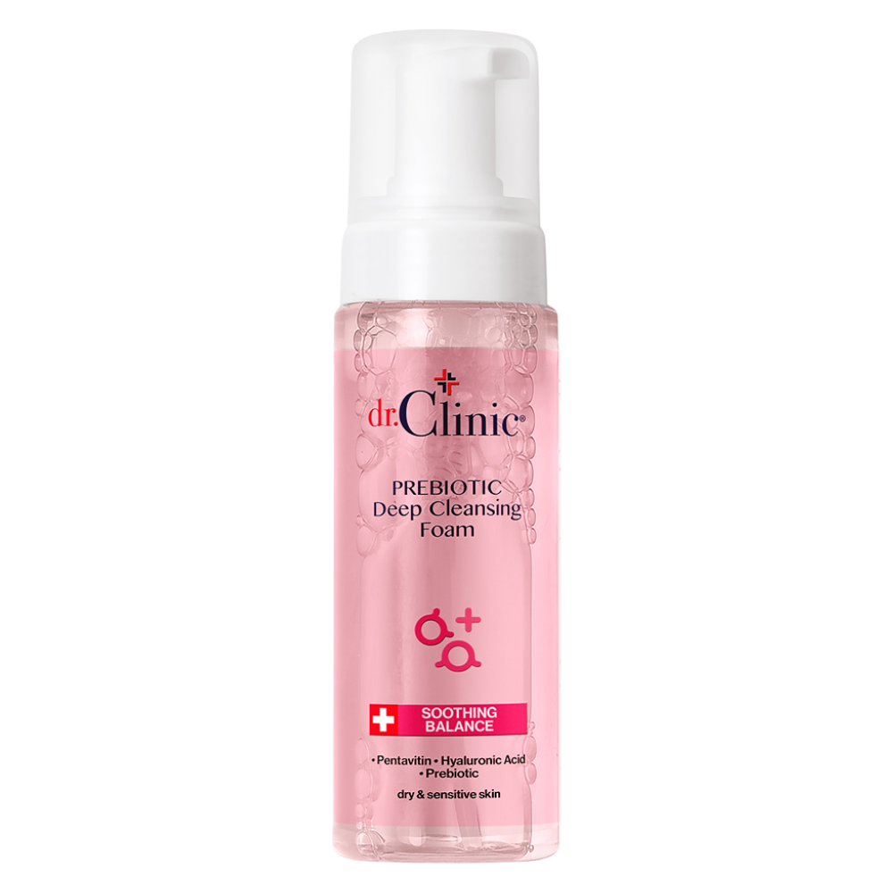 Prebiotic Cleansing Foam For Dry And Sensitive Skin (Pink)
