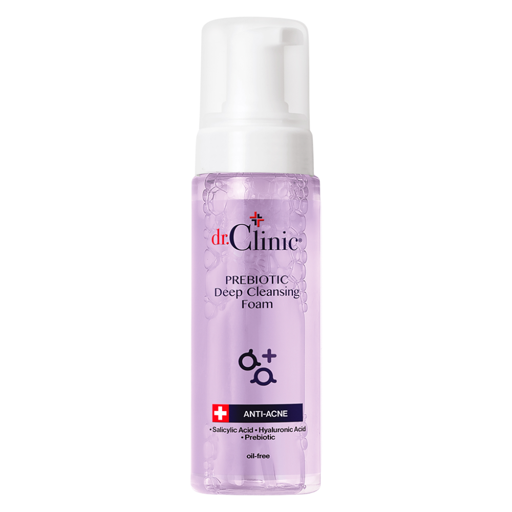 Prebiotic Cleansing Foam For Oil Free Skin (Purple)