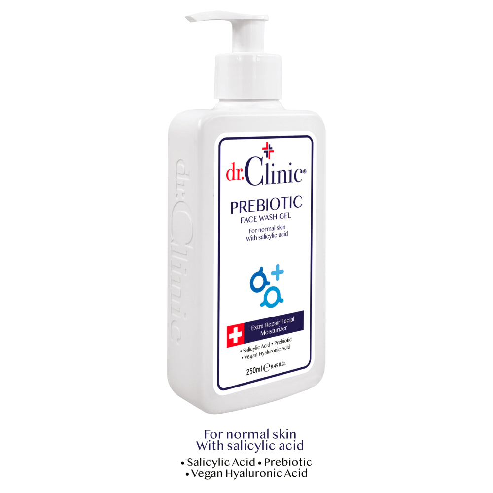 Prebiotic Face Wash Gel With Salicylic Acid For Normal Skin (Dark Blue)