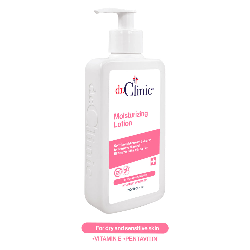 Prebiotic Moisturizing Lotion With Vitamin E And Pentavitin For Dry And Sensitive Skin (Pink)
