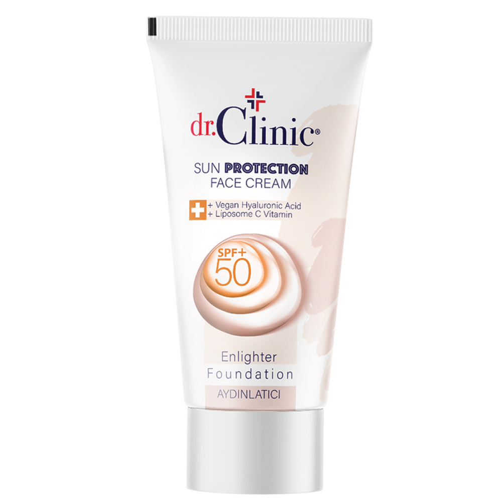 Sun Protection Face Enlighter Foundation + Spf 50+